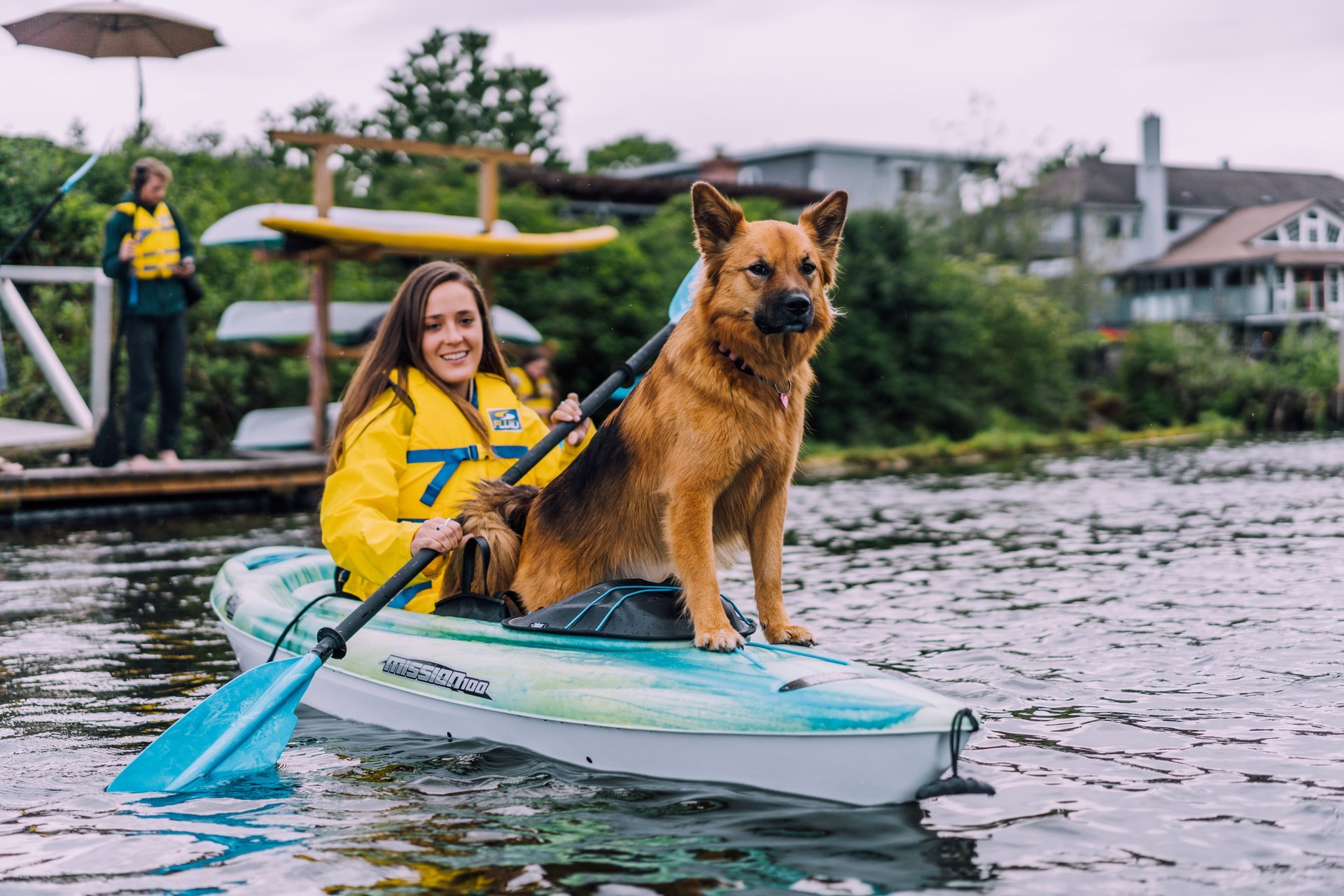 Dog Kayak Campbell River 